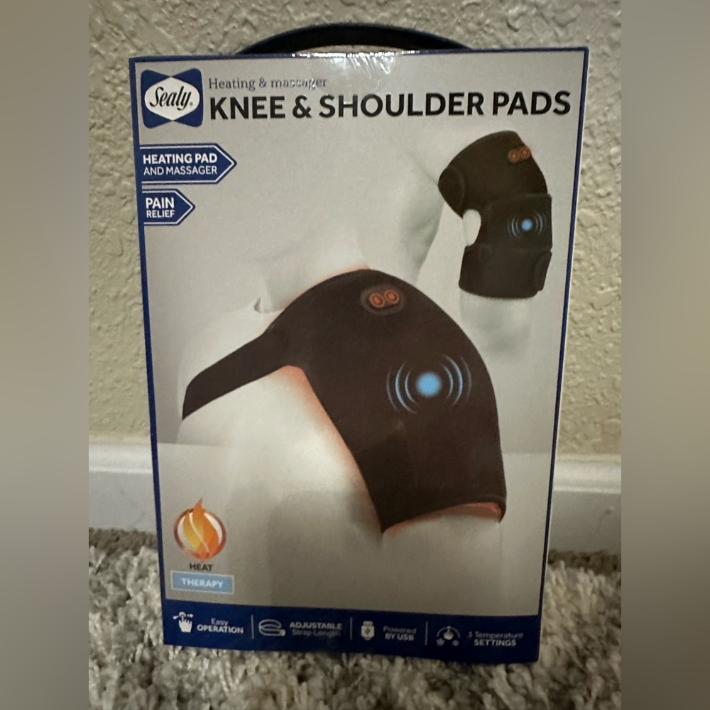 Sealy Knee & Shoulder Pads with Heat Therapy
New in Box